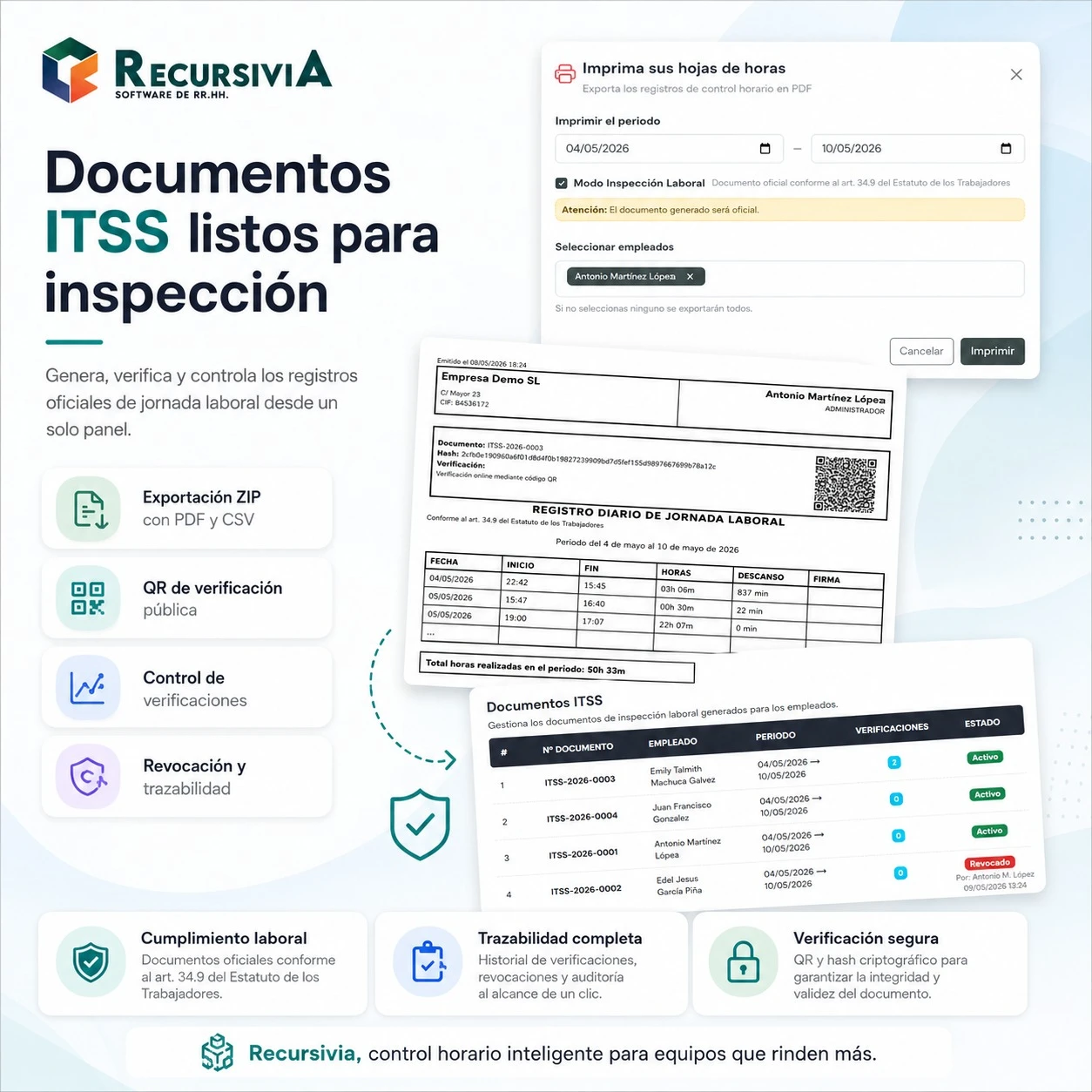 Portal del empleado para oficinas en Recursivia